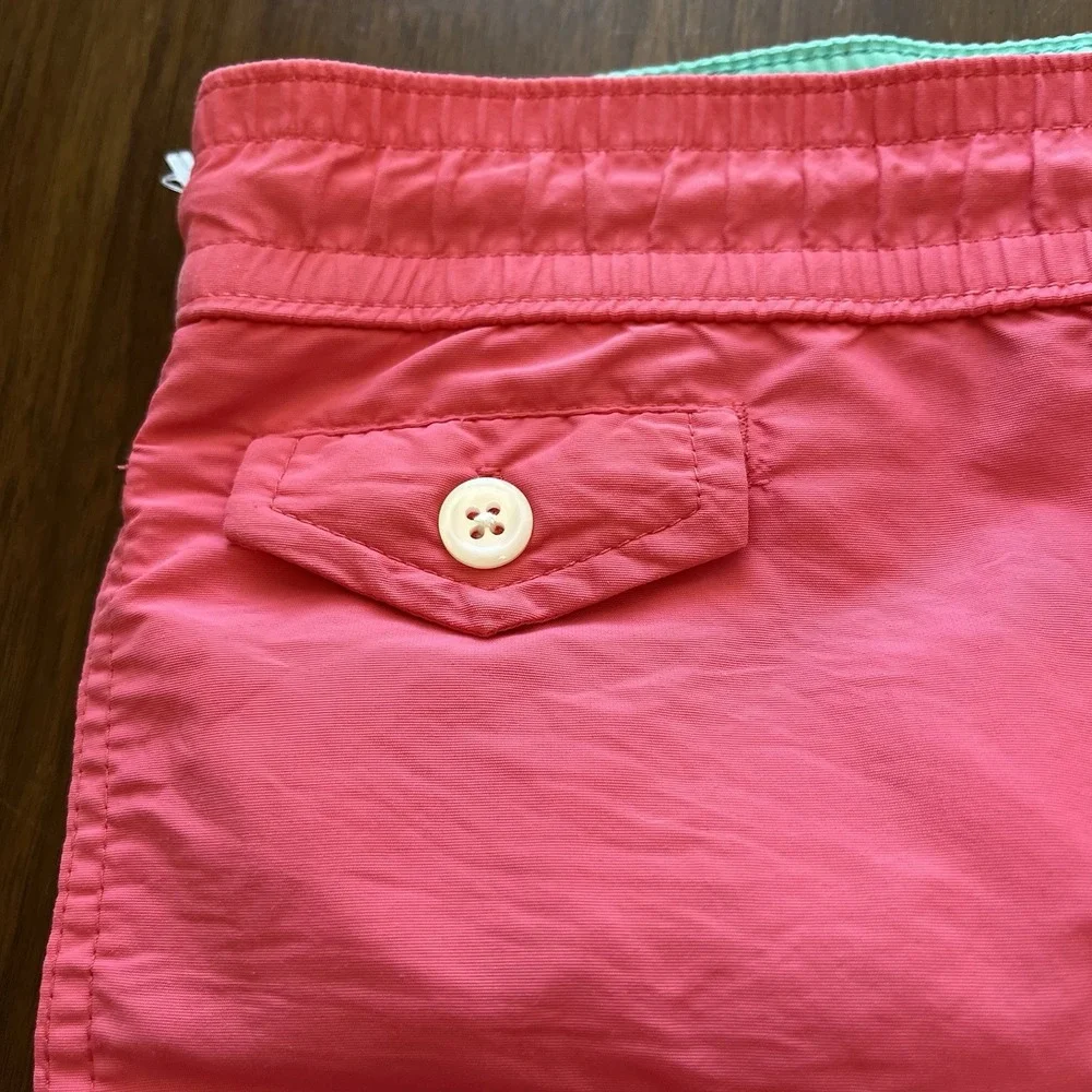 Polo Ralph Lauren Traveler Swim Trunks Mens Medium Pink Classic Mesh Lined 8